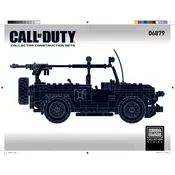 Mega Bloks Mattel Call of Duty Arctic Invasion CYR72 Construction Set manual cover