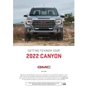 GMC Canyon 2022 manual cover