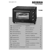 Severin TO 2068 Oven manual cover