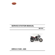 Moto Guzzi BREVA V1200-ABS Motorcycle manual cover