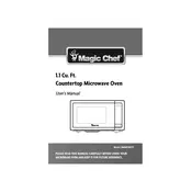 Magic Chef HMM1110STF Microwave manual cover