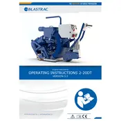 Blastrac 2-20DT Blasting Machine manual cover