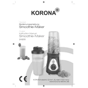 Korona 24200 Blender manual cover