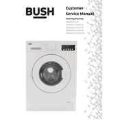 Bush WMSAE612EW 9216754 Washing Machine manual cover