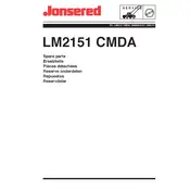 Jonsered LM2151 CMDA Lawn Mower 2009 manual cover