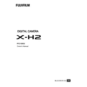 Fujifilm X-H2 Camera manual cover