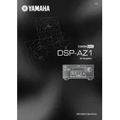 Yamaha DSP-AZ1 Amplifier manual cover