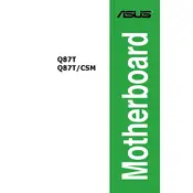 ASUS Q87T Motherboard manual cover