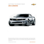 Chevrolet Camaro 2012 manual cover