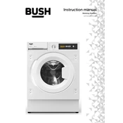 Bush WMSAE812EW 9244355 Washing Machine manual cover