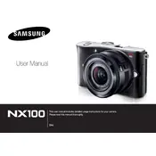 Samsung NX100 Camera manual cover