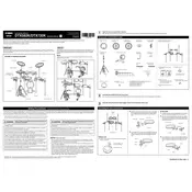 Yamaha DTX582K Drum Kit manual cover