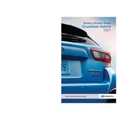 Subaru Crosstrek Hybrid 2021 manual cover