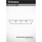 Westinghouse WRI524BB Hood manual cover