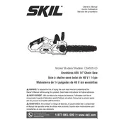 Skil CS4555-10 Chainsaw manual cover