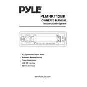 Pyle PLMRKT12BK Stereo Receiver manual cover