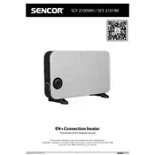 Sencor SCF 2100WH Heater manual cover