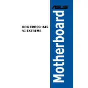 ASUS ROG CROSSHAIR VI EXTREME Motherboard manual cover