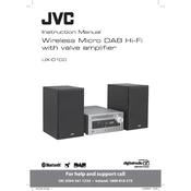 JVC UX-D100 manual cover