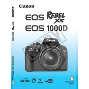 Canon EOS 1000D manual cover