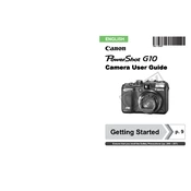 Canon PowerShot G10 manual cover