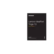 Lenovo ThinkPad Yoga 13 Laptop manual cover