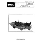 Toro Wheel Horse 42-inch 78230 Mower manual cover