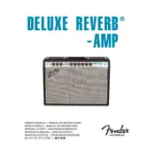 Fender 68 Custom Deluxe Reverb 2274000000 120V 60Hz Amplifier manual cover