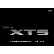 Cadillac XTS 2015 manual cover