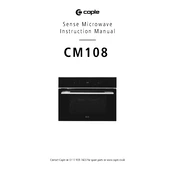 Caple CM108 Microwave manual cover