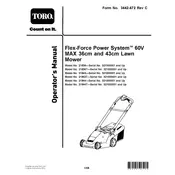 Toro FlexForce 21836 Mower manual cover