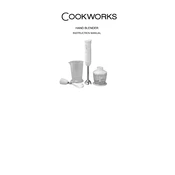 Cookworks 4237178 950SC Blender manual cover