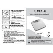 Matsui MBS150D manual cover