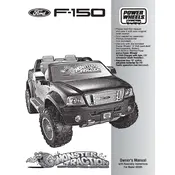 Power Wheels Mattel Ford F-150 K8285 Toy manual cover