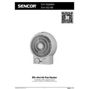 Sencor SFH 7020WH Fan manual cover