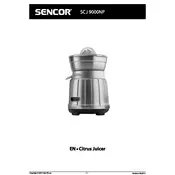 Sencor SCJ 9000NP Juicer manual cover