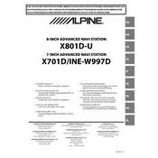 Alpine INE-W997D manual cover