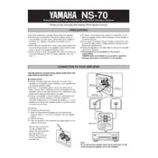 Yamaha NS-70 Speaker manual cover