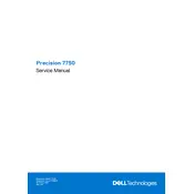 Dell Precision 7750 Workstation manual cover