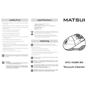 Matsui MVC1400BM manual cover