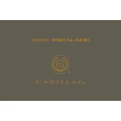 Cadillac Escalade 2000 manual cover