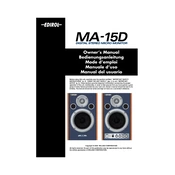 Roland MA-15D manual cover