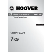 Hoover VTV 57NC-80 manual cover