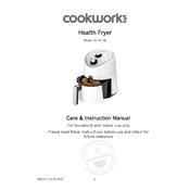 Cookworks 7234439 AF-06 Fryer manual cover