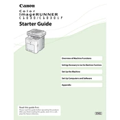 Canon Color imageRUNNER C1030 manual cover