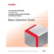 Canon imageRUNNER ADVANCE C7270 manual cover