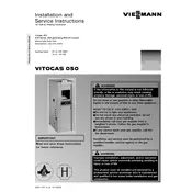 Viessmann Vitogas 050 ECD Series Millivolt System Boiler manual cover