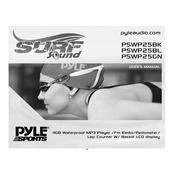 Pyle PSWP25BK MP3 Player manual cover