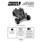 Power Wheels Mattel Dune Racer FFY09 Toy manual cover