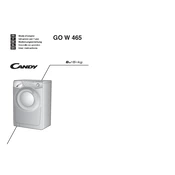 Candy GO W465-01S manual cover